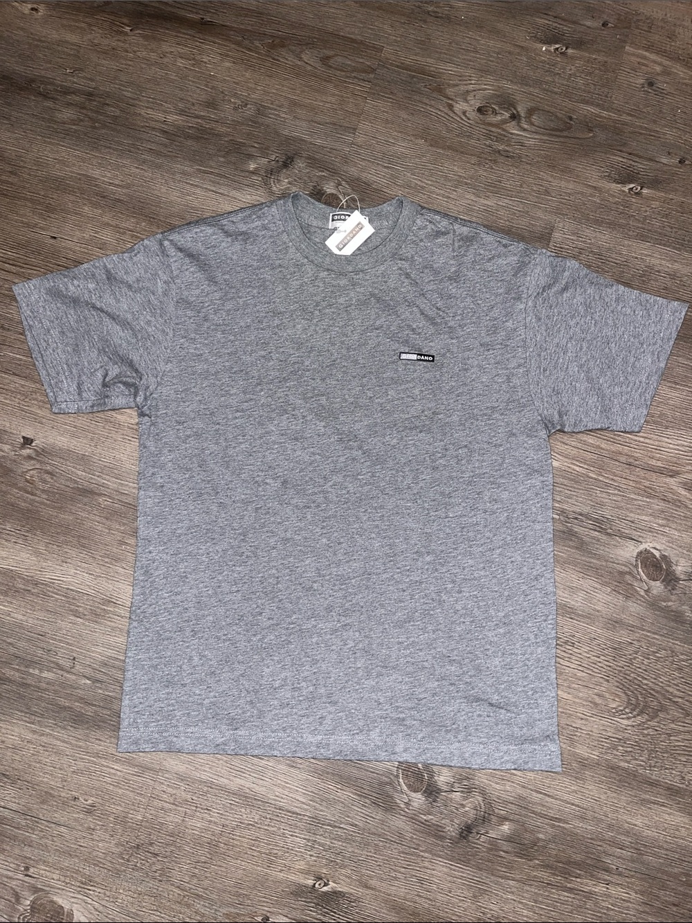 GIARDANO Gray Crewneck Short Sleeve Tee